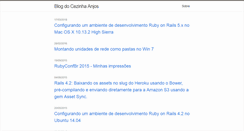 Desktop Screenshot of cezinha.info